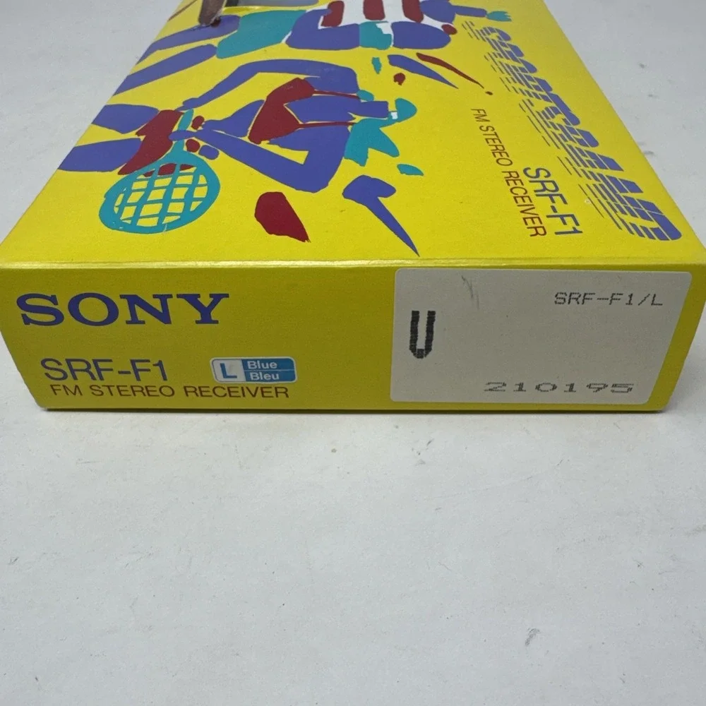 Sony Sports FM Walkman Sportsband SRF-F1 Water Resistant Complete In‎ Box New
